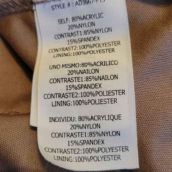 Women's Size Large Altar'd State Sweater Dress or Tunic Brown Lace - Picture 6 of 6